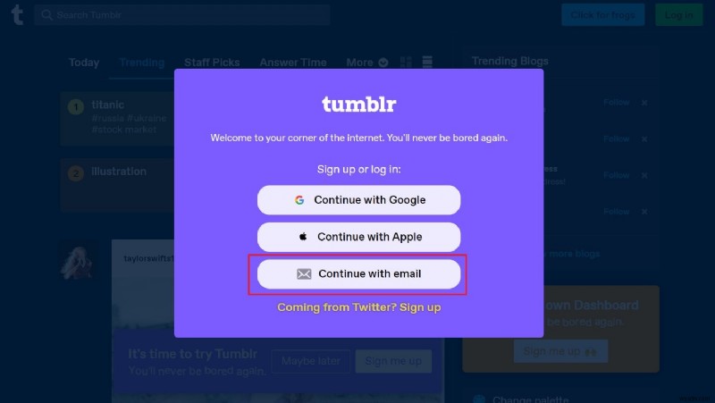 古いTumblrアカウントを復元する方法|パスワードリセットの簡単ガイド