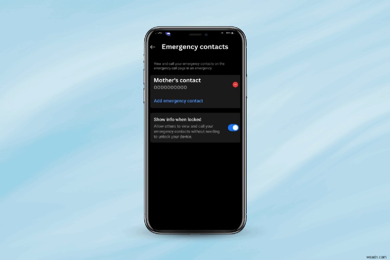 Androidスマホに緊急連絡先(SOS)をすばやく設定する方法