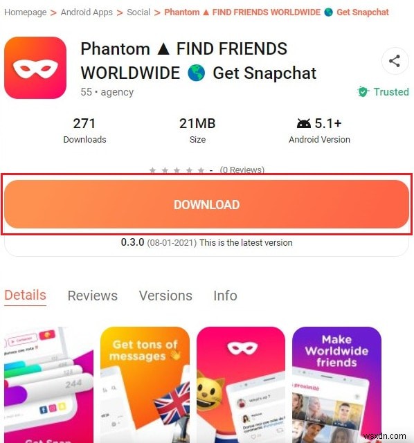 AndroidスマホにSnapchat Phantomをインストールする方法【手順を徹底解説】
