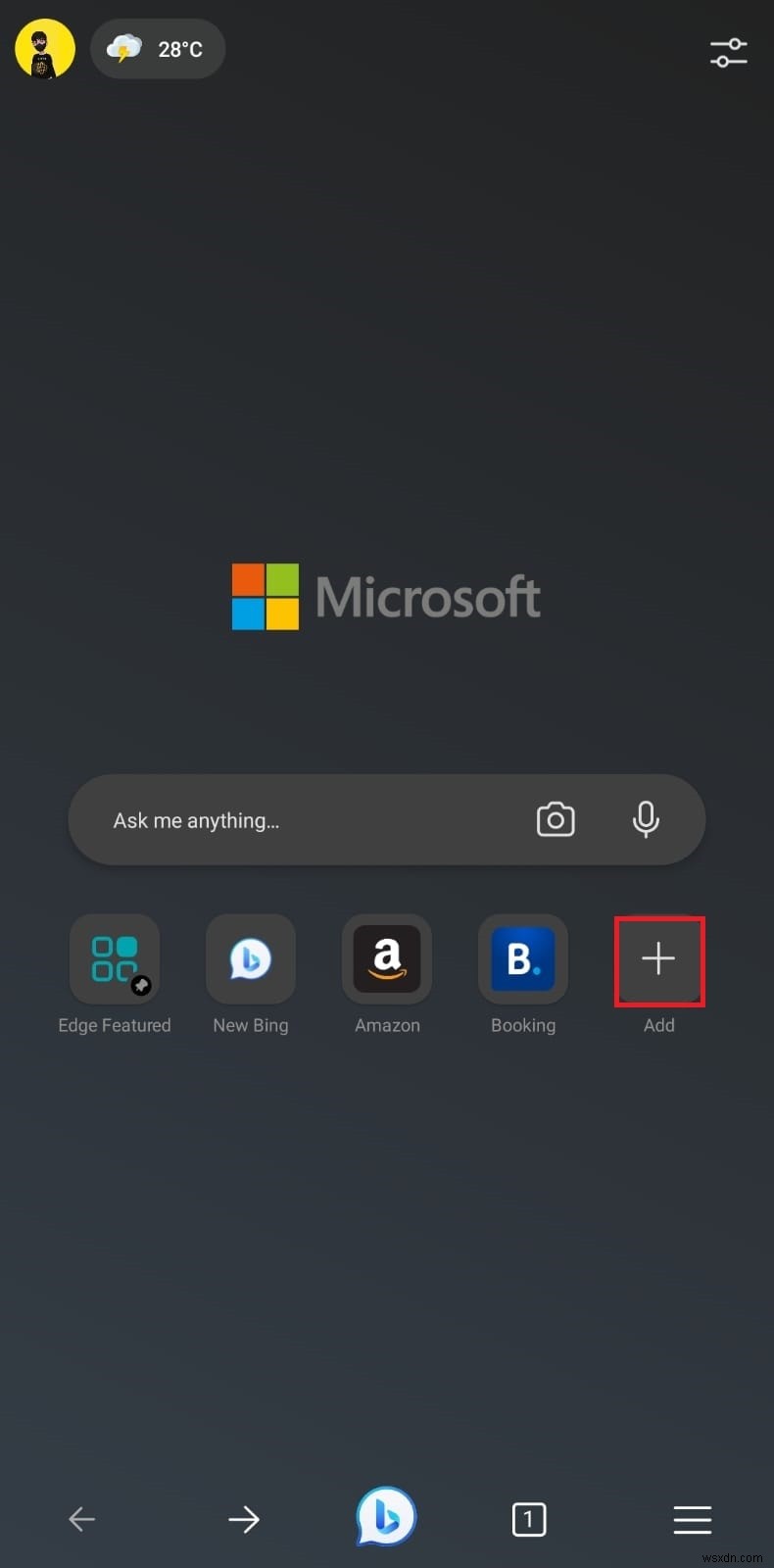 Android版Microsoft Edgeのホームページにサムネイルを追加する方法｜かんたんステップバイステップガイド