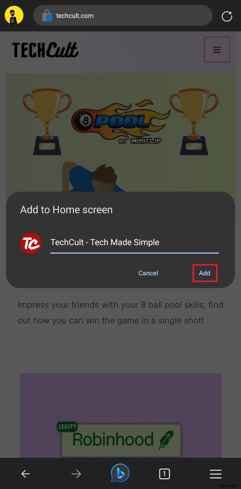 Android版Microsoft Edgeのホームページにサムネイルを追加する方法｜かんたんステップバイステップガイド