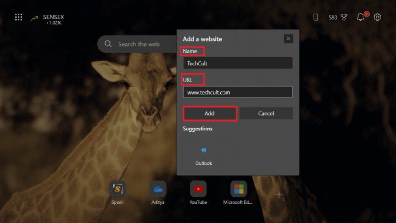 Android版Microsoft Edgeのホームページにサムネイルを追加する方法｜かんたんステップバイステップガイド