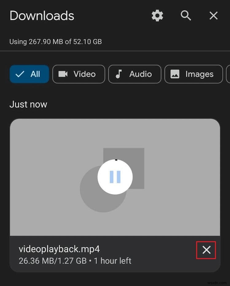 【Android】Chromeでファイルのダウンロードを停止・キャンセルする方法
