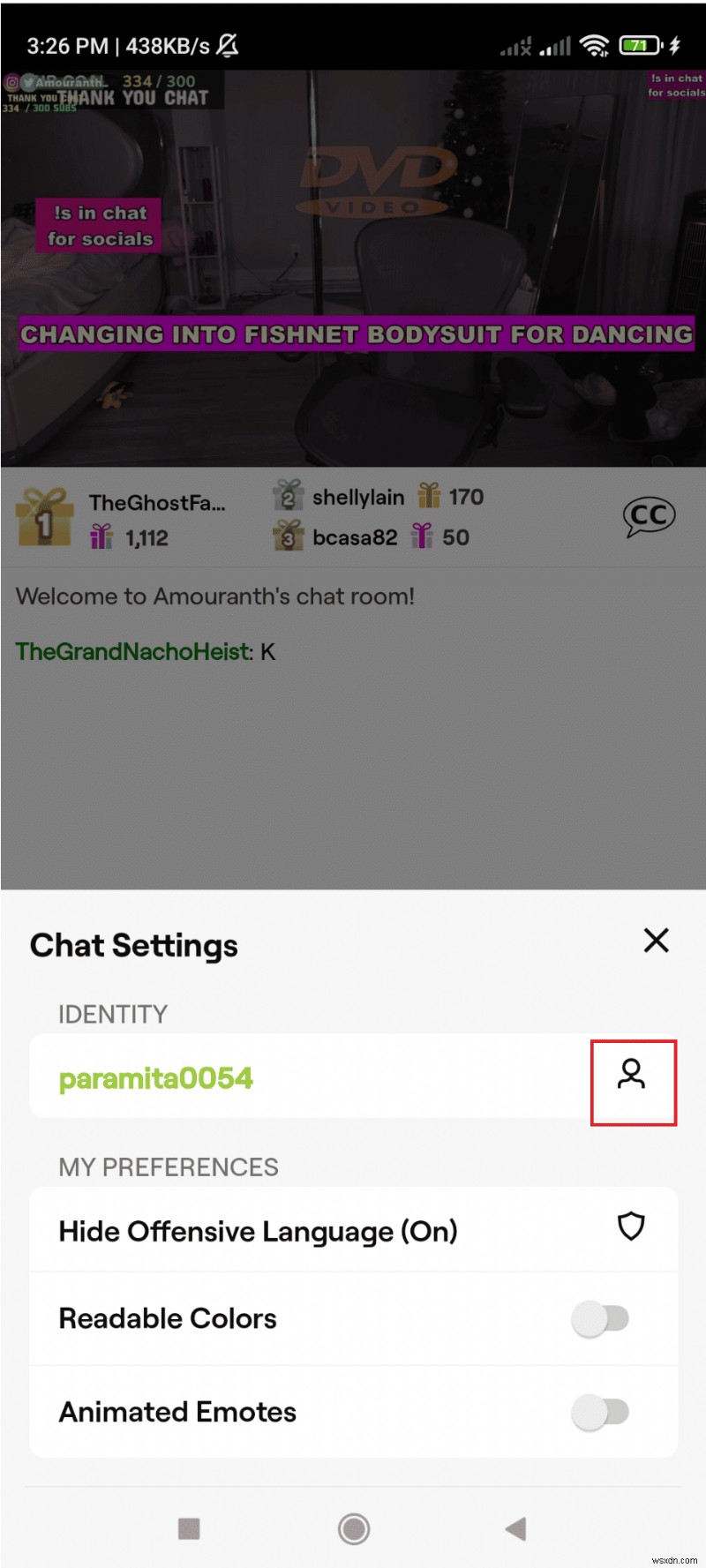 スマホでTwitchチャットの色を変更する方法|初心者向けステップ解説