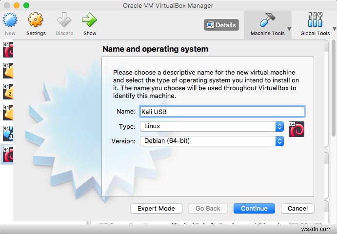 MacでEFIブートを使ってUSBにKali Linuxを完全インストールする方法【VirtualBoxでの仮想化手順も解説】