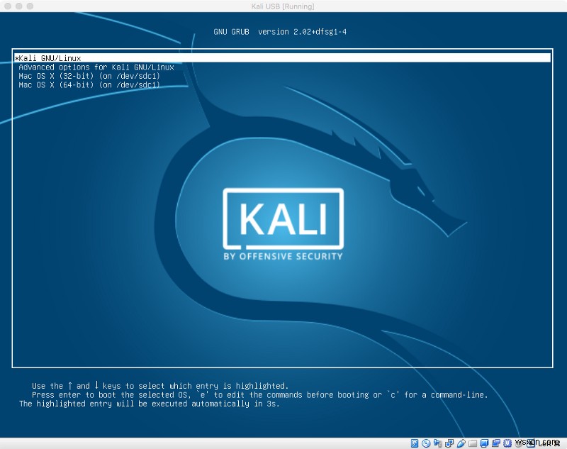 MacでEFIブートを使ってUSBにKali Linuxを完全インストールする方法【VirtualBoxでの仮想化手順も解説】