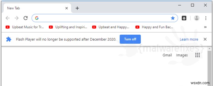 Google Chromeで「Flash Playerはサポートされなくなりました」という警告をオフにする方法