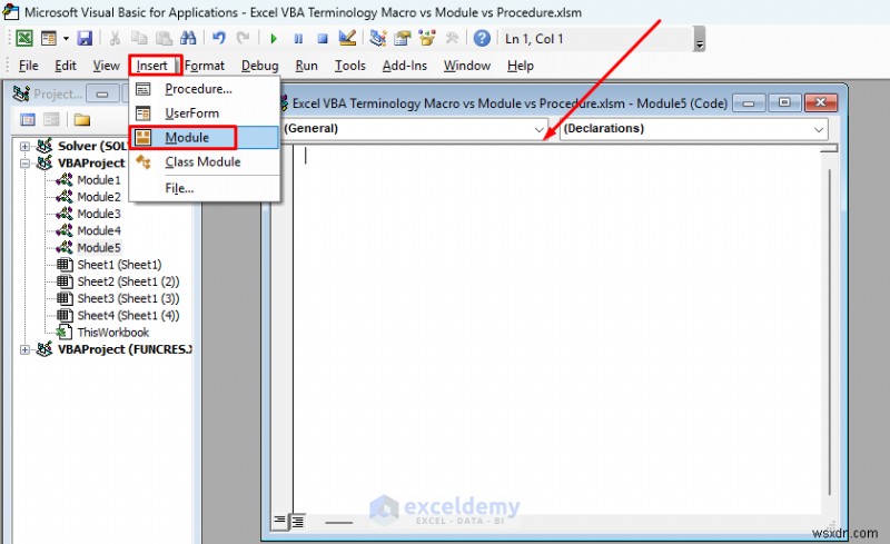 Excel VBA入門：マクロ・プロシージャ・モジュールの違いを徹底解説