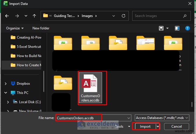 ステップバイステップ解説：Microsoft Access のデータを Excel にインポートする方法