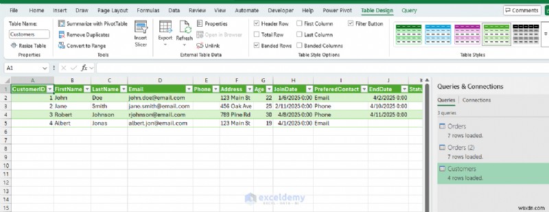 ステップバイステップ解説：Microsoft Access のデータを Excel にインポートする方法