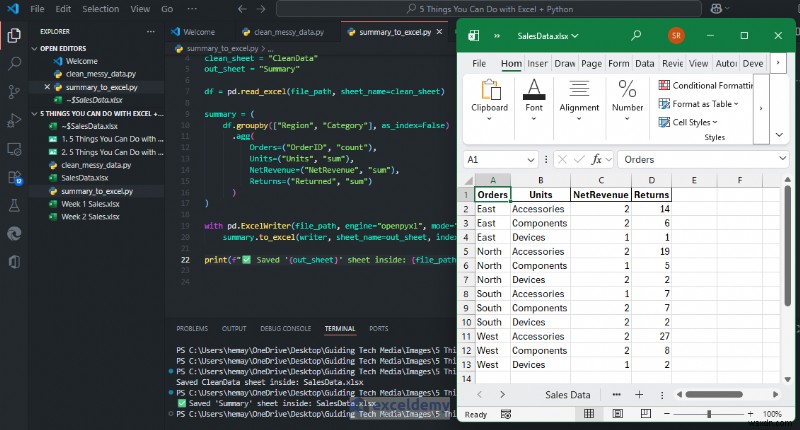 Excel×Pythonで実現する高度なデータワークフロー:知っておきたい5つの強力な活用術