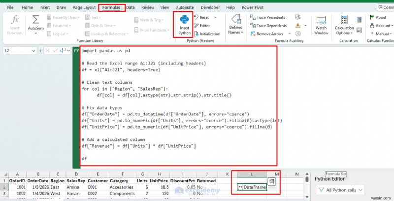 Excel×Pythonで実現する高度なデータワークフロー:知っておきたい5つの強力な活用術