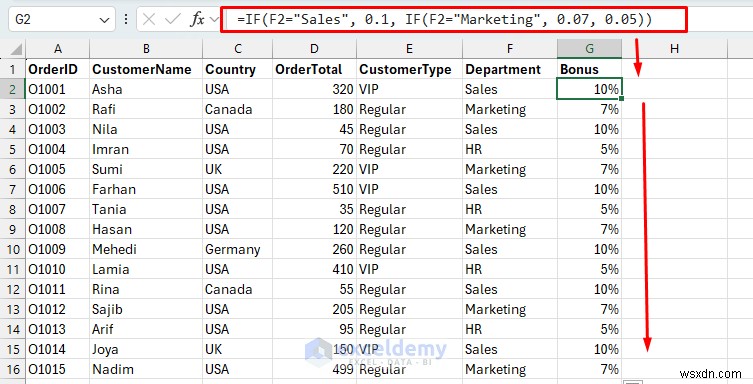ExcelのネストされたIF関数をマスター:1つのセルで複数条件を判定する方法