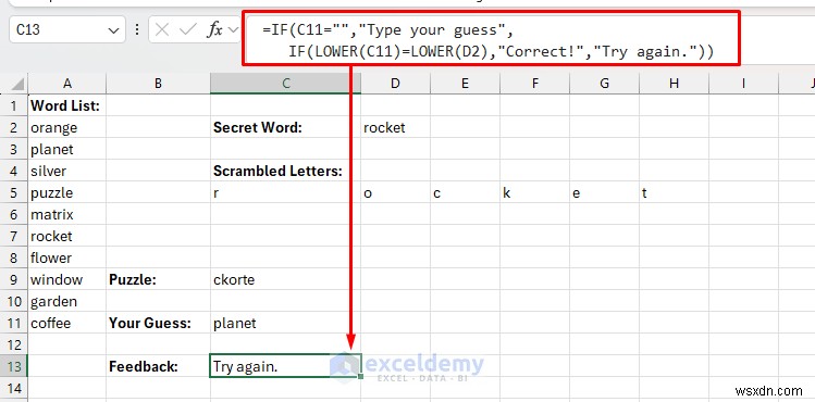 Excelは計算だけじゃない!数式と条件付き書式で作るミニゲーム&パズルの作り方