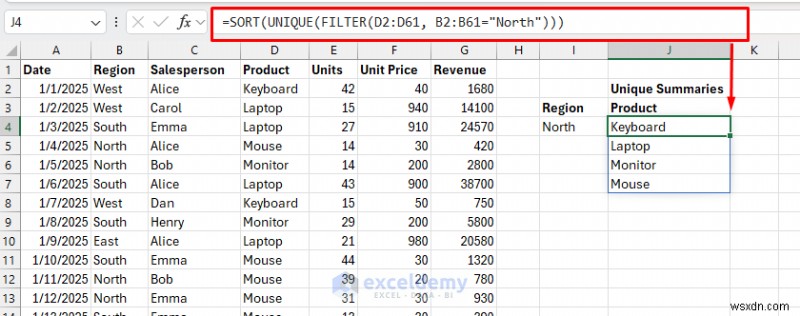 Excelの動的配列関数(FILTER・UNIQUE・SORT)が仕事を変える!実践的な5つの活用術