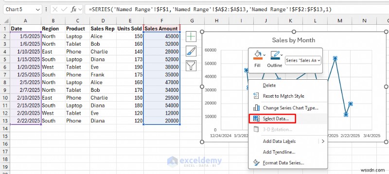Excelでインタラクティブなリアルタイムチャートを作る方法!動的データ可視化の5つのテクニック