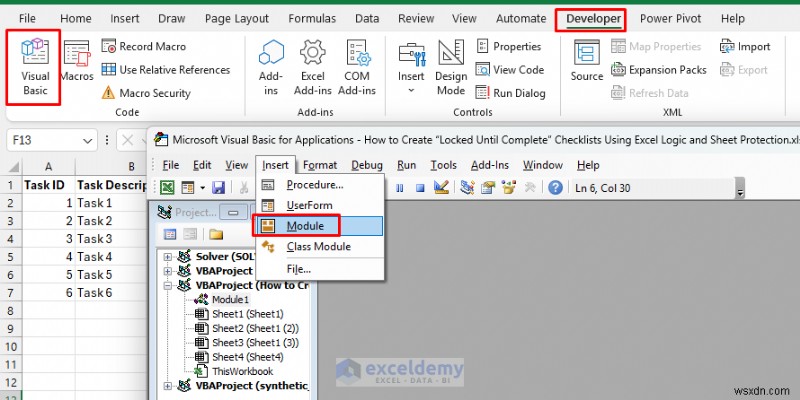 Excelで『完了までロック』チェックリストを作成する方法|シート保護とVBAを活用したステップバイステップガイド
