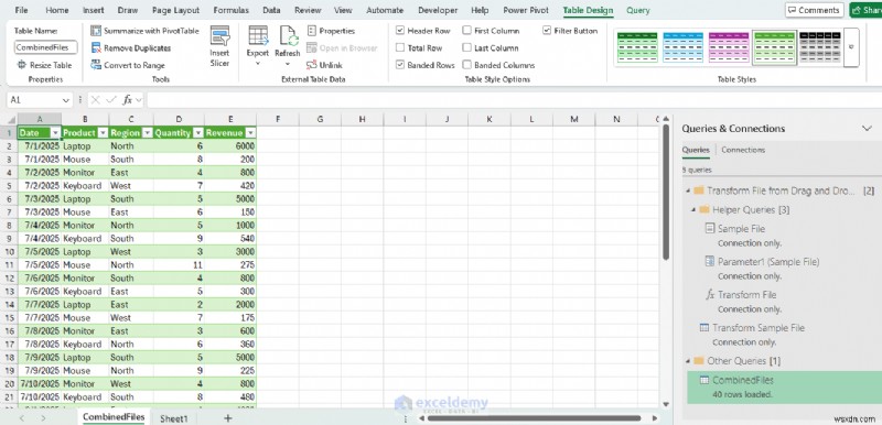 Power Queryで実現!Excelにドラッグ&ドロップでファイルを自動取り込む方法