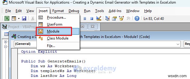 Excel VBAとテンプレートで作る!動的メール自動生成ツールの構築方法