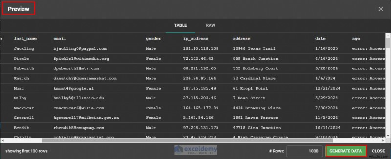 Mockarooで現実的なExcelテストデータを素早く作成する方法【完全ガイド】