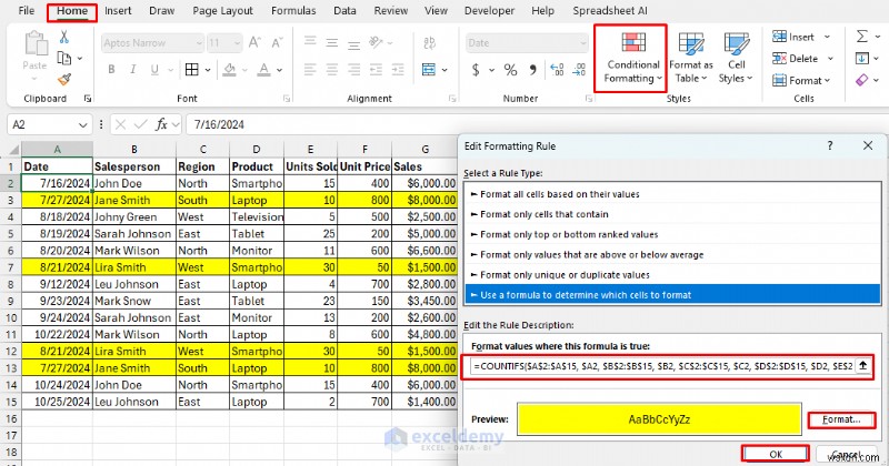 【保存版】Excelで数式を使った条件付き書式をマスターする方法|実践テクニック6選