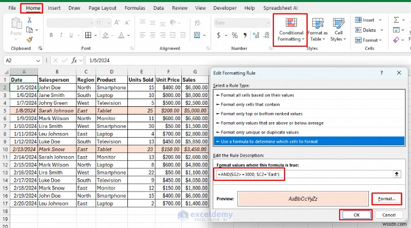 【保存版】Excelで数式を使った条件付き書式をマスターする方法|実践テクニック6選
