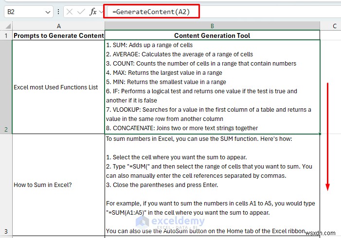 ExcelでGPT-3.5を使った強力なコンテンツ自動生成ツールを構築する方法