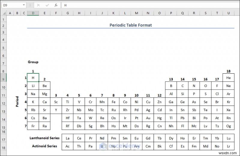 Excelで周期表を作成する2つの簡単な方法|数式自動化とインタラクティブ機能まで完全解説