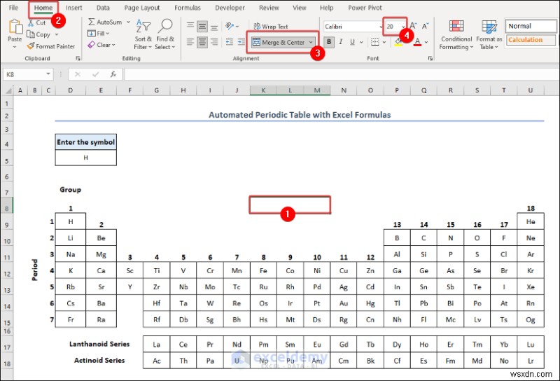 Excelで周期表を作成する2つの簡単な方法|数式自動化とインタラクティブ機能まで完全解説