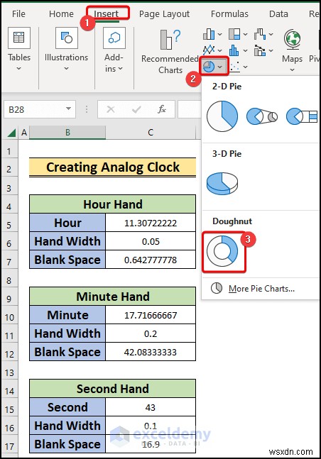 Excelでリアルタイムのアナログ時計を作る方法|初心者向けステップバイステップガイド