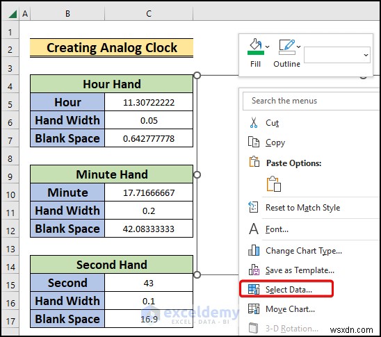 Excelでリアルタイムのアナログ時計を作る方法|初心者向けステップバイステップガイド