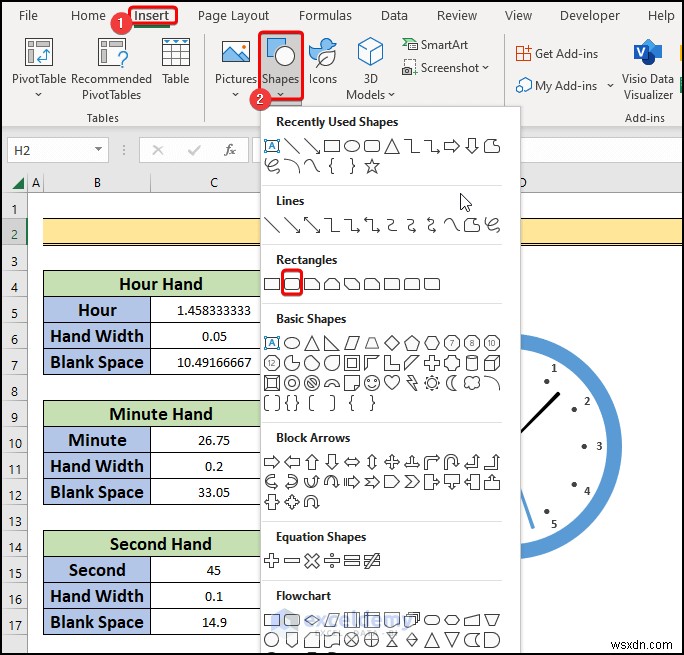 Excelでリアルタイムのアナログ時計を作る方法|初心者向けステップバイステップガイド