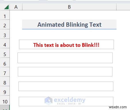 Excelでテキストアニメーションをマスター:実証済みの2つの方法