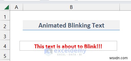 Excelでテキストアニメーションをマスター:実証済みの2つの方法