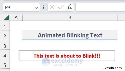 Excelでテキストアニメーションをマスター:実証済みの2つの方法