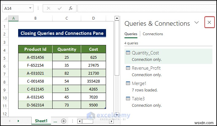 Excelのクエリと接続ペインを簡単に閉じる2つの方法｜初心者向けステップバイステップガイド