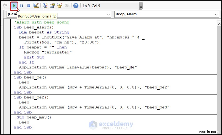 Excelで目覚まし時計を設定する方法｜VBAマクロで実現する3つの簡単テクニック