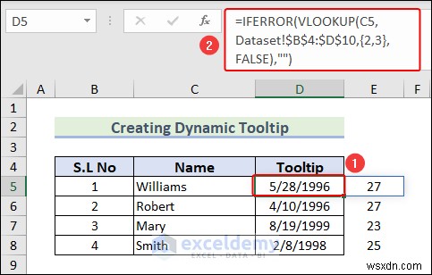 Excelで動的ツールチップを作成する方法|数式とVBAを使ったステップバイステップ解説