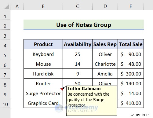 Excelでフローティングコメント(付箋)を追加する3つの簡単な方法|初心者向け完全ガイド