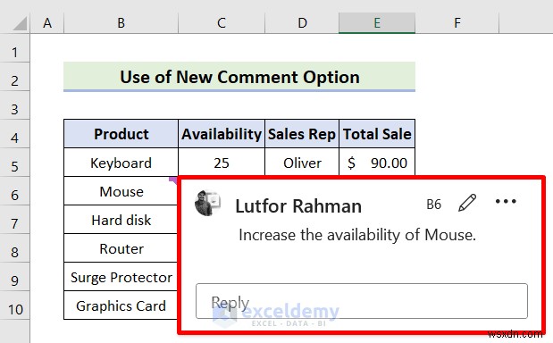 Excelでフローティングコメント(付箋)を追加する3つの簡単な方法|初心者向け完全ガイド