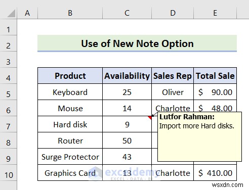 Excelでフローティングコメント(付箋)を追加する3つの簡単な方法|初心者向け完全ガイド