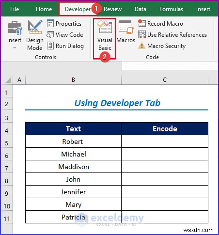 VBAを使ってExcelでデータをエンコードする方法|初心者向けステップバイステップガイド