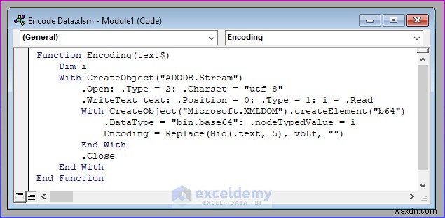 VBAを使ってExcelでデータをエンコードする方法|初心者向けステップバイステップガイド