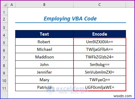 VBAを使ってExcelでデータをエンコードする方法|初心者向けステップバイステップガイド
