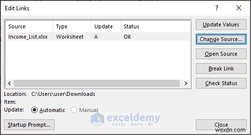Excelのデータ接続が更新されない問題を解決する|実証済みの3つの対処法