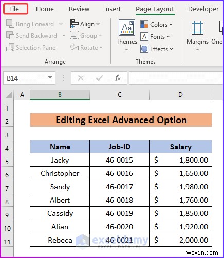 Excelの「ページレイアウト」タブがグレー表示になる原因と4つの解決策