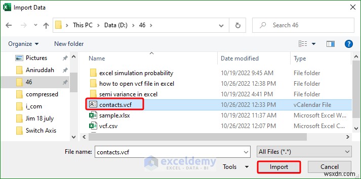 ExcelでVCF（vCard）ファイルを開く2つの簡単な方法【テキストウィザード＆Power Query】