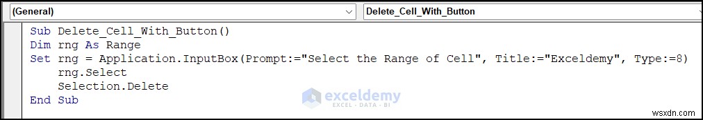 Excelのセルをワンクリックでクリア!VBAボタン作成の4ステップ