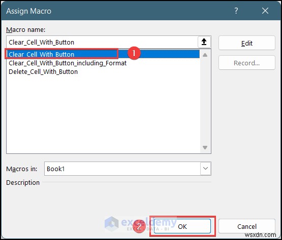 Excelのセルをワンクリックでクリア!VBAボタン作成の4ステップ