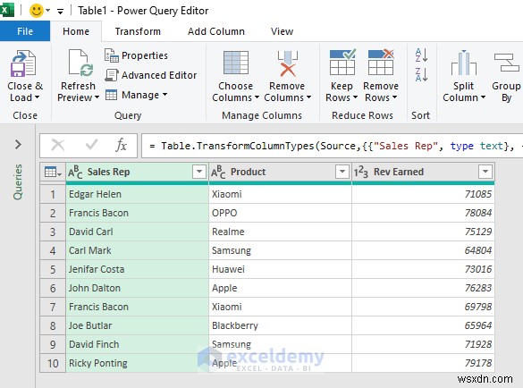 【保存版】Power QueryでExcelの列を分割する5つの簡単な方法